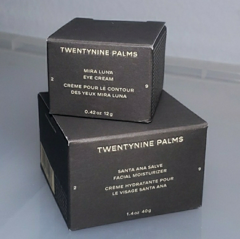 Twentynine Palms Eye Cream and Facial Moisturizer Set